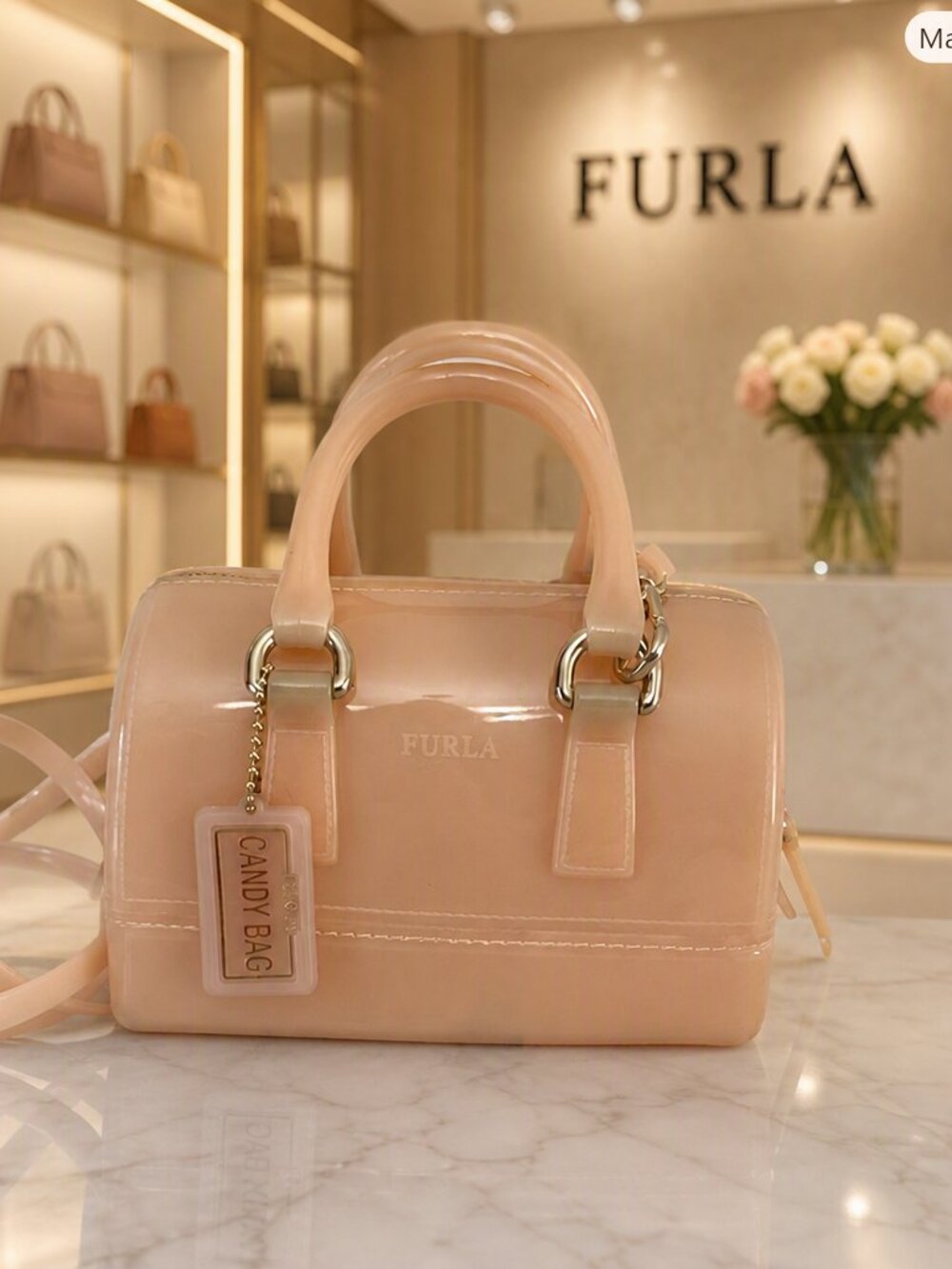 Furla Mini Candy Bag Soft Peach